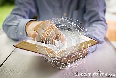 Educational Business and Technology concept. Stock Photo