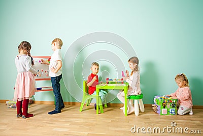 Educational toys for preschool and kindergarten child. Stock Photo