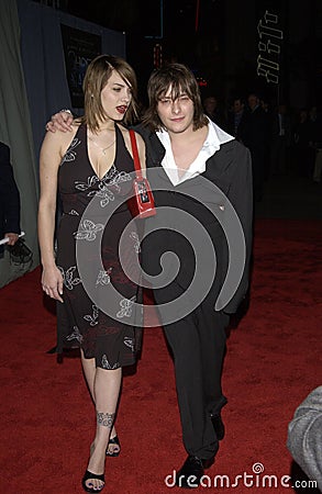 Edward Furlong,Liz Levy Editorial Stock Photo