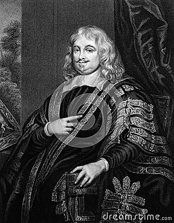 Edward Hyde, 1st Earl of Clarendon Editorial Stock Photo