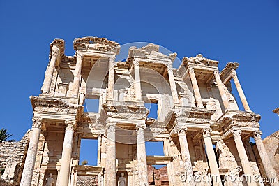 Efes Celsus library Stock Photo