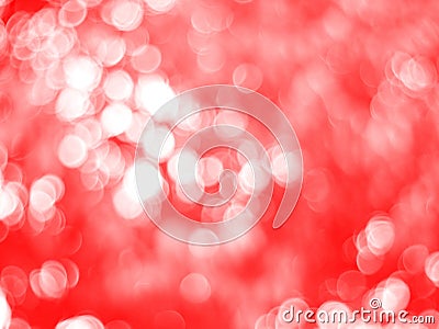 Effect red bokeh light background. concept red valentine Stock Photo