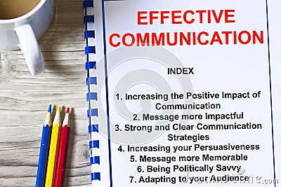 Effective communication concept- Stock Photo