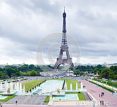 Effel Tower at day Stock Photo