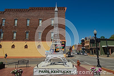 Effel tower in Paris Kentucky Stock Photo