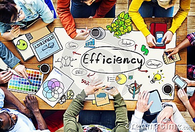 Efficiency Ability Quality Skill Expert Excellence Concept Stock Photo