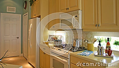 Efficient Kitchen 2 Stock Photo