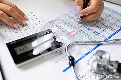 Efficient Medical Billing Coder Audits Coding Stock Photo