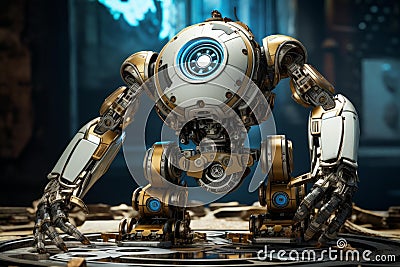 Efficient Robotic process automation. Generate ai Stock Photo