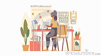 Efficient Task and Time Management with Daily To-Do List Concept Stock Photo