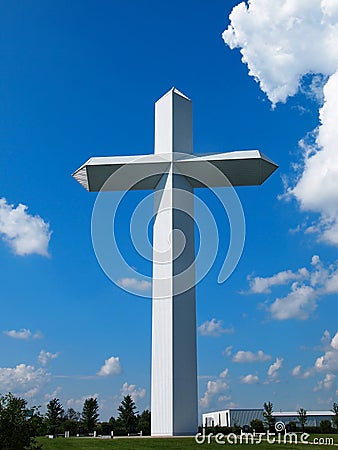 Enormous Cross In Illinois Editorial Stock Photo