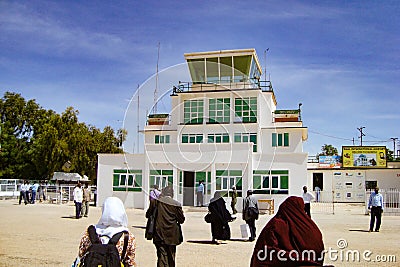 Egal International Airport, Hargeisa, Somaliland Editorial Stock Photo