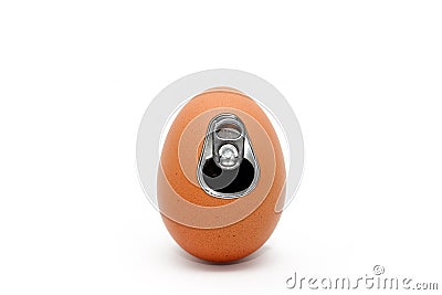 Egg can Stock Photo