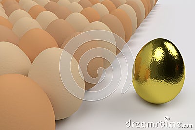 Egg commander Stock Photo