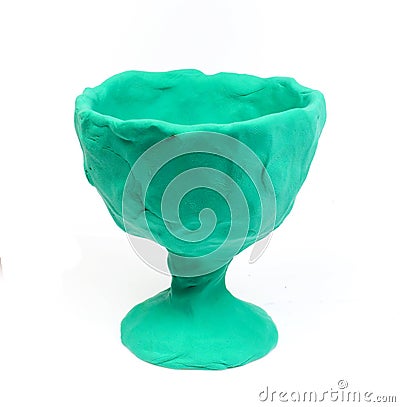 Egg cup model Stock Photo