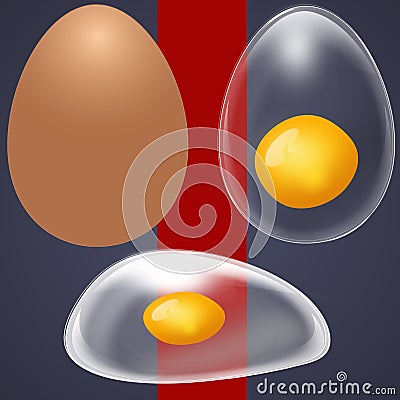 Egg Cartoon Illustration