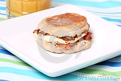 Egg McMuffin Stock Photo