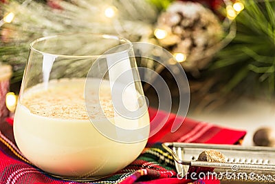 Egg nog Stock Photo