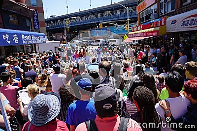 Egg Rolls, Egg Creams & Empanadas Festival 2 Editorial Stock Photo