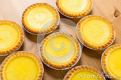 Egg tart Stock Photo