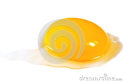 Egg yolk Stock Photo