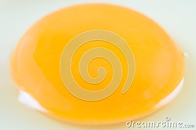 Egg Yolk Close Up Stock Photo