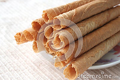 Eggrolls Stock Photo