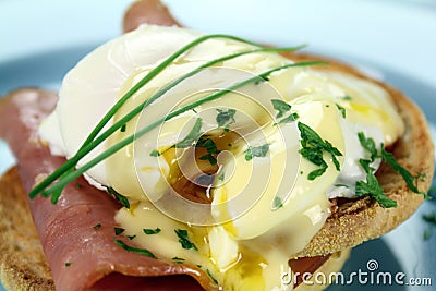 Eggs Benedict Stock Photo