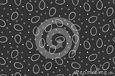 Eggs seamless pattern Vector Illustration