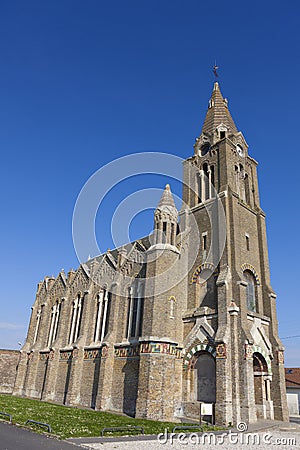Eglise Notre Dame de Bon Secours church Stock Photo