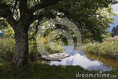 The Eglsee near Abtenau Stock Photo