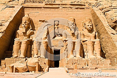 Egypt, Abu Simbel, Stock Photo