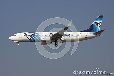 Egypt Air Boeing 737-800 Editorial Stock Photo