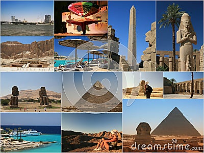 Egypt collage Stock Photo