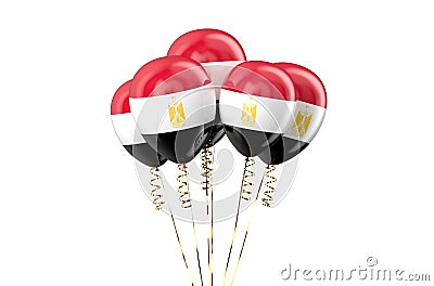 Egypt patriotic balloons, holyday concept Stock Photo