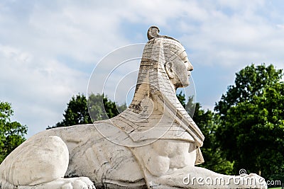 Egypt Sphinx Statue Stock Photo