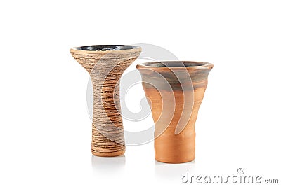 Egyptain and phunel bowl for hookah Stock Photo