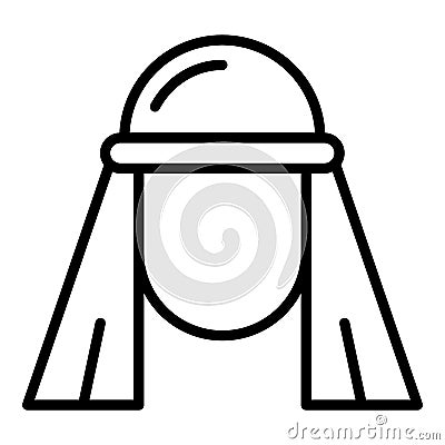 Egyptian icon, outline style Vector Illustration