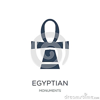 egyptian icon in trendy design style. egyptian icon isolated on white background. egyptian vector icon simple and modern flat Vector Illustration