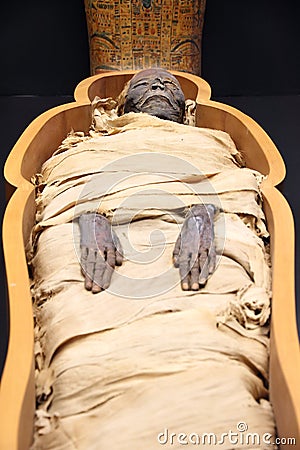 Egyptian mummy Stock Photo