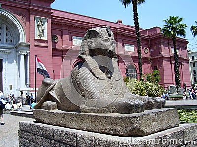 Egyptian museum Editorial Stock Photo