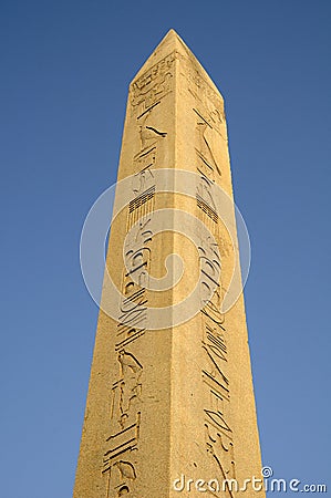 Egyptian obelisk Stock Photo