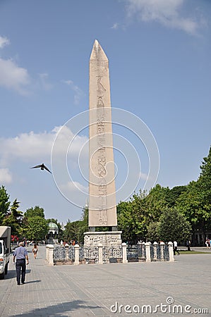 Egyptian Obelisk Editorial Stock Photo