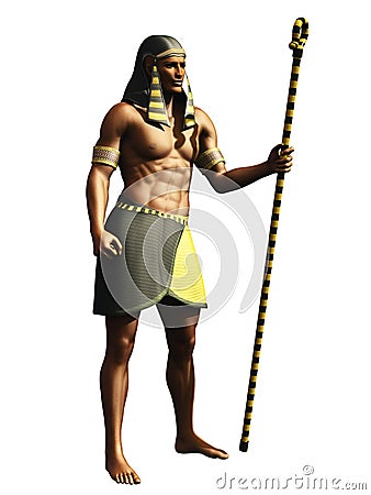 Egyptian pharaoh Stock Photo