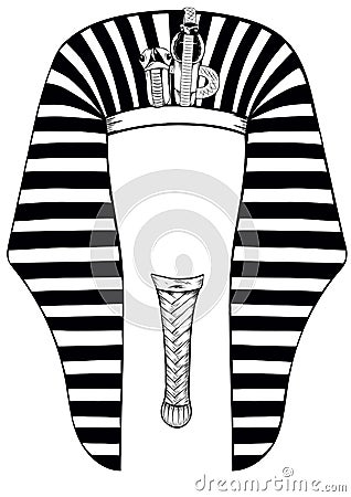 Egyptian Pharaoh template Vector Illustration