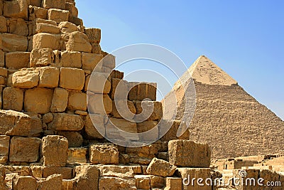 Egyptian pyramid Stock Photo