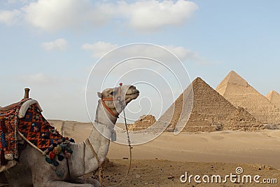 Egyptian pyramids Stock Photo