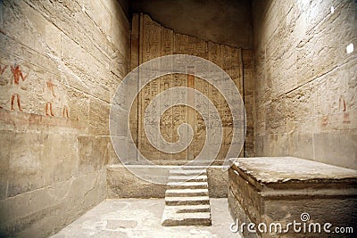 Egyptian room Stock Photo