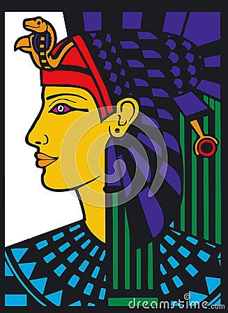 Egyptian Silouette Vector Illustration