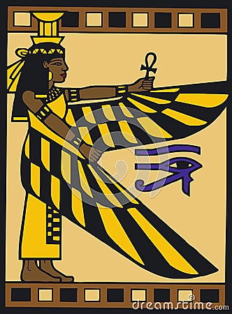 Egyptian Silouette Vector Illustration